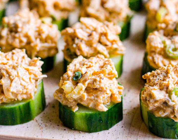 Cucumber with Pineapple Chicken