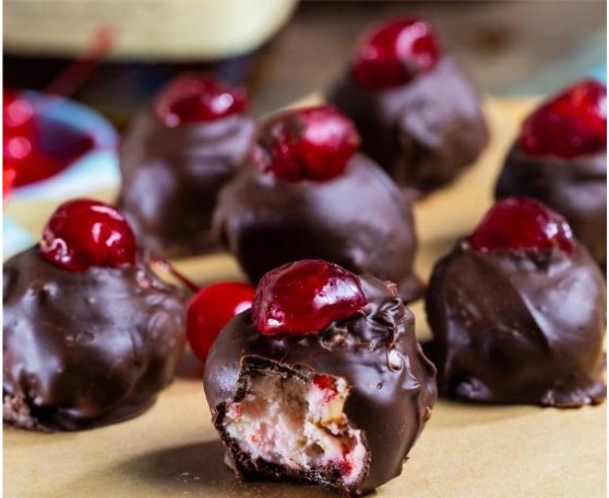 Cherry Bourbon Balls